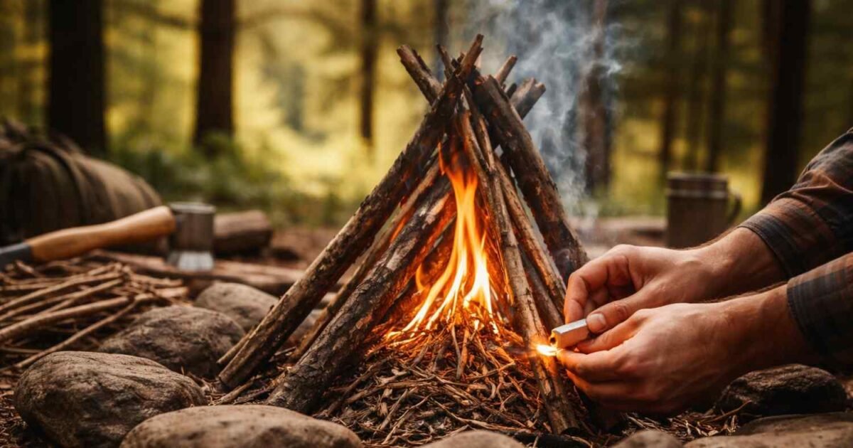 How to Light Fire A Complete Guide to Building & Starting a Fire Safely