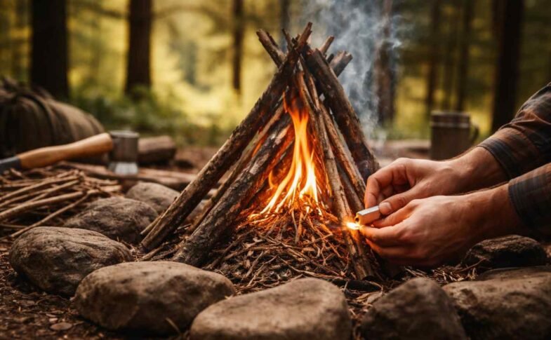 How to Light Fire A Complete Guide to Building & Starting a Fire Safely