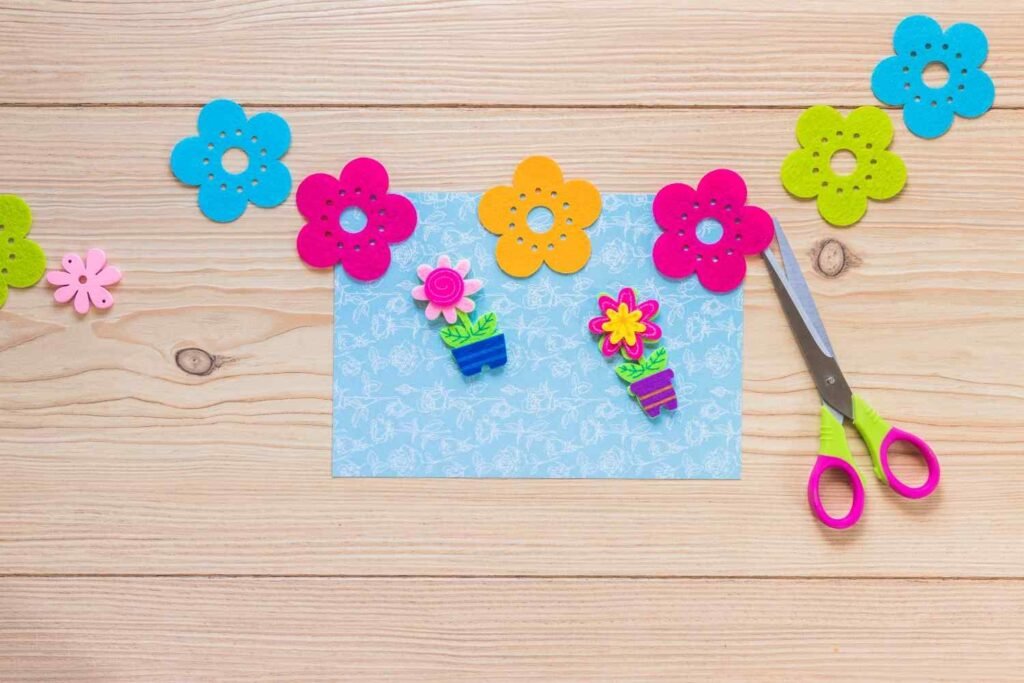 Paper Flower Crafts for Kids