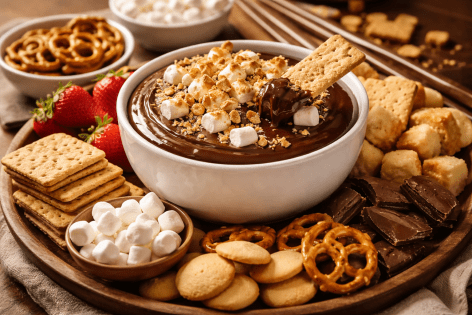 Yes You Can Make Smores Fondue (And It Tastes Like a Campfire Night in a Bowl)