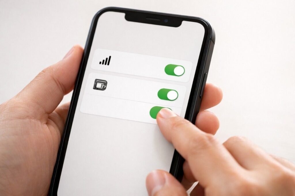 Adjust Network Settings Before The Flight