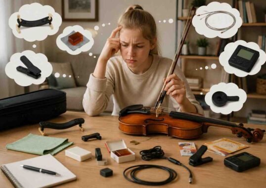 Common Mistakes New String Students Make When Choosing Accessories