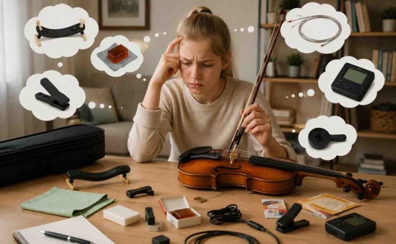 Common Mistakes New String Students Make When Choosing Accessories