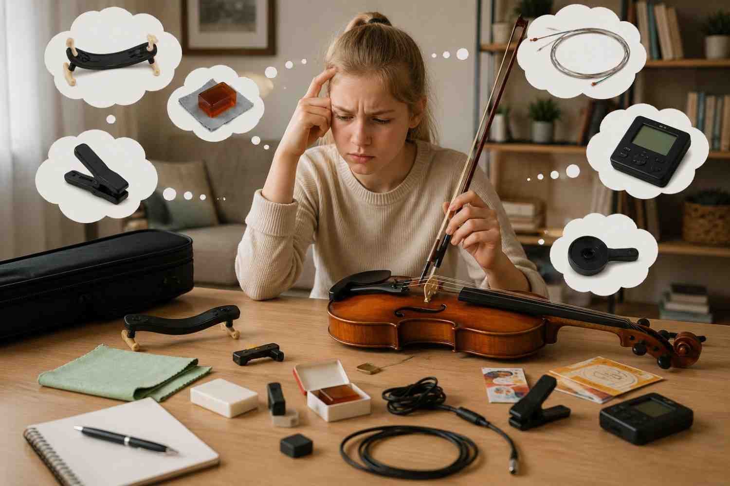 Common Mistakes New String Students Make When Choosing Accessories