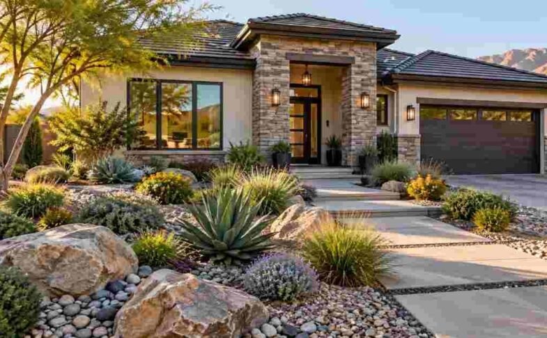 Where Landscape Rock Works Best in a Residential Outdoor Space